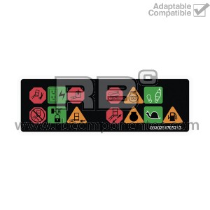 UPPER DECAL DISPLAY (OLD)-450 AJ II - 510 AJ