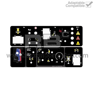 ADHESIVO FUNCION  CUADRO MANDOS SUPERIOR JL-120HX