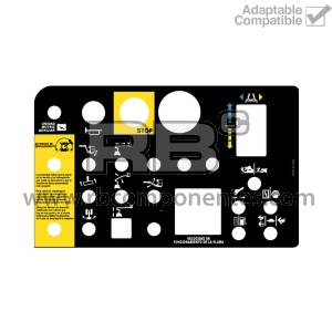 FUNCTION DECAL ENGLISH  AD/CO/EQ GE 72095GT
