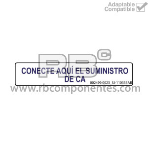 COMPATIBLE DECAL  REF. SJ 110333AB