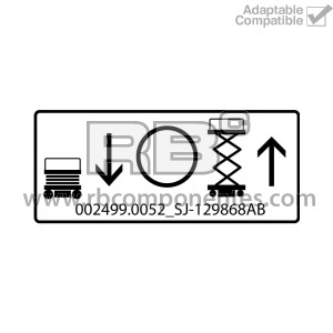 COMPATIBLE DECAL  REF. SJ. 129868AB