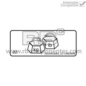 COMPATIBLE DECAL  REF. SJ.130639AB