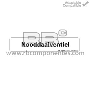 COMPATIBLE DECAL REF GE-37145DU