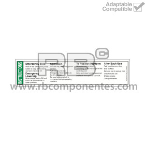 COMPATIBLE DECAL REF GE-43089_F