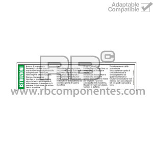 COMPATIBLE DECAL REF GE-43089.IT_F
