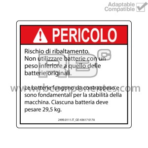 COMPATIBLE DECAL  REF.GE 43617IT_017A