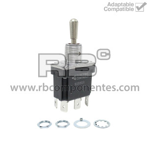 THREE FIXED POSITIONS SWITCHES, (6 F)