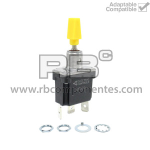 3 POS. SWITCHES RETURN TO CENTER, (3F) YELLOW LEV