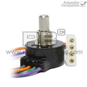 10 K CERAMIC POTENTIOMETERS WITH 4 SPECIAL CABLES