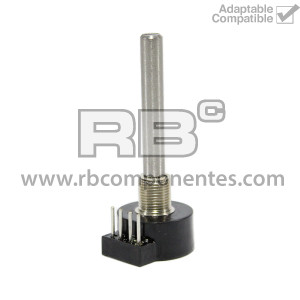 LONG CERAMIC POTENTIOMETERS 10 K / PLATE WITH 4 CO