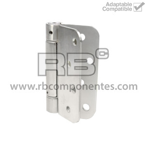 HINGE WITH 4 HOLES FOR GATEWAY TO PLATFORM ETC.
