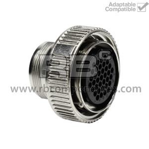 METALLIC FEMALE CONNECTOR, OF 37 PINS FOR HOSE.