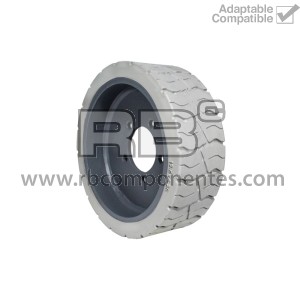 RUEDA SUPERELÁSTICA 12.5x4.25 PARA JL-E2 T.E Y D.