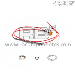 DIODO LED AMARILLO 12V