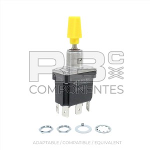 3 POS. SWITCHES RETURN TO CENTER, (6F) YELLOW LEVE