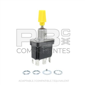 THREE FIXED POSITION SWITCH, TWO POLES (6 F)