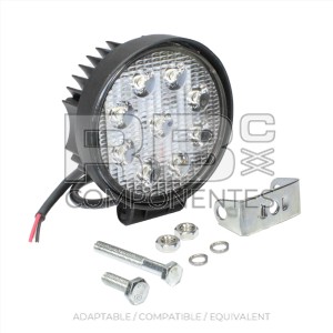 FARO REDONDO 9 LED-24W 10V-30V