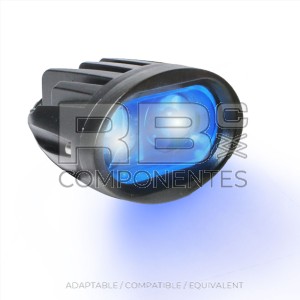 FARO SEGURIDAD AZUL LED 2x5W- IP67 - 10V-80V