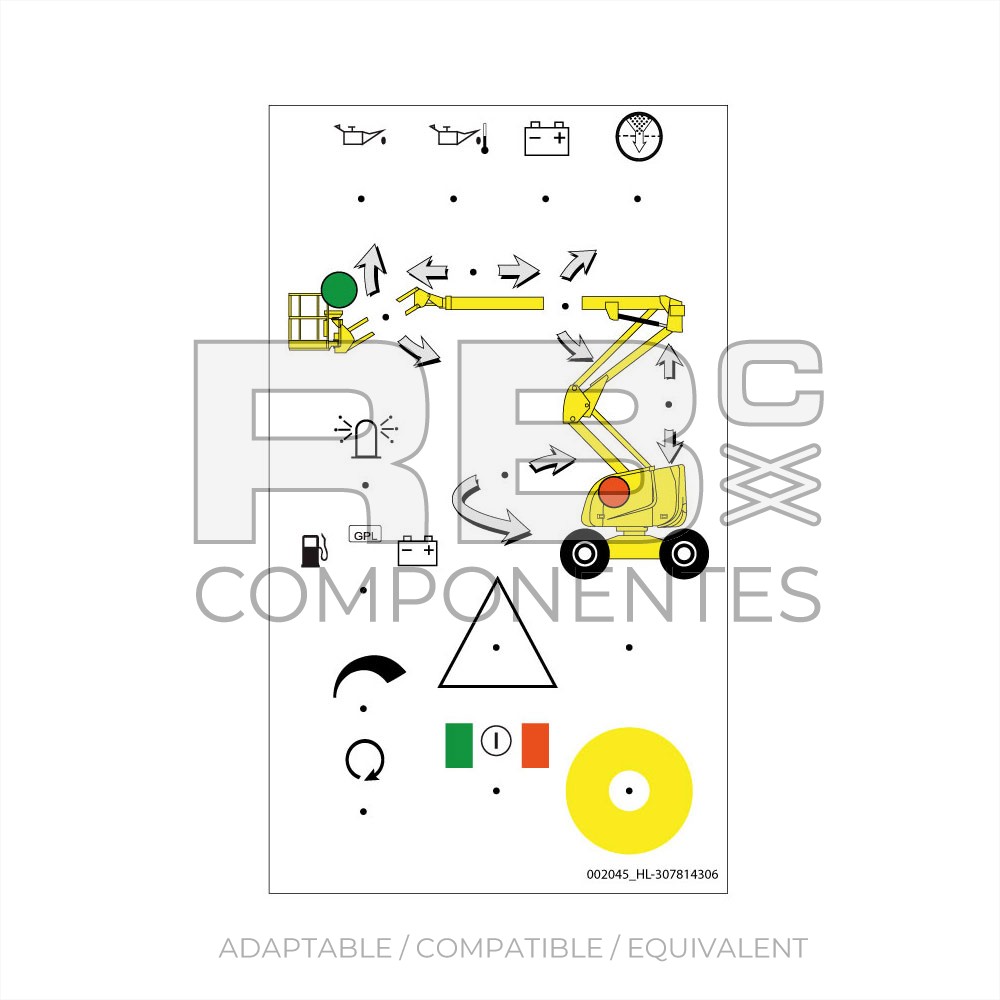 DECAL COMPATIBLE 307814306