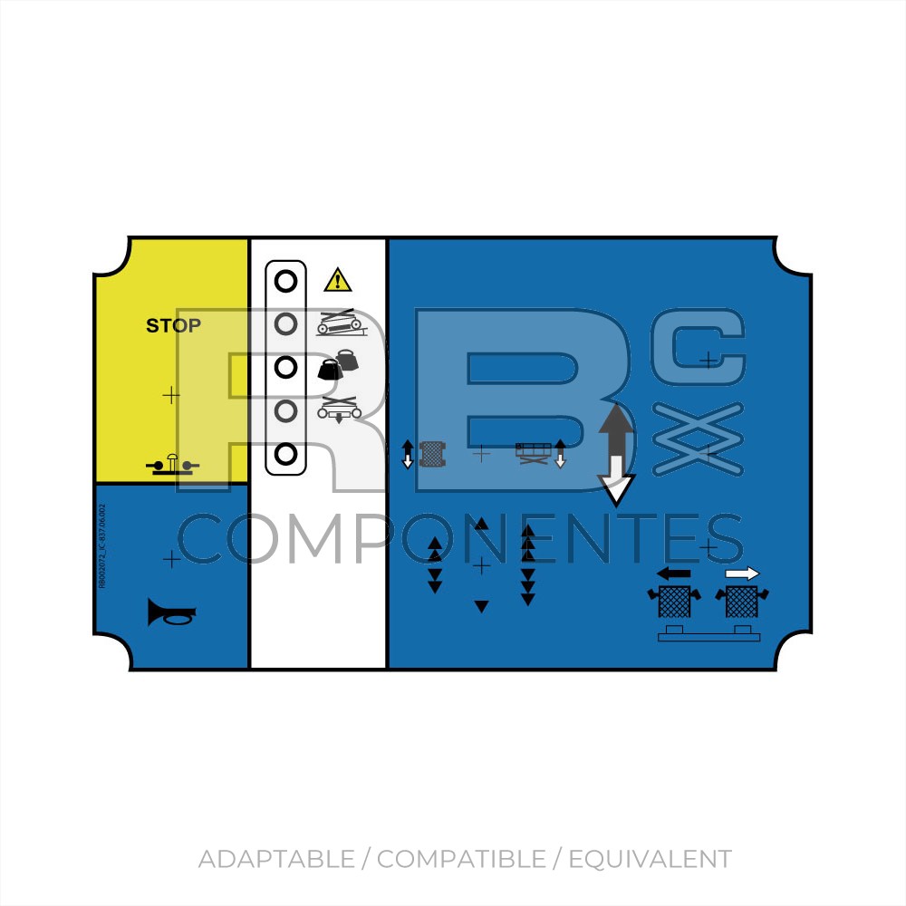 DECAL CONTROL BOX  AD/CO/EQ IT 83706002