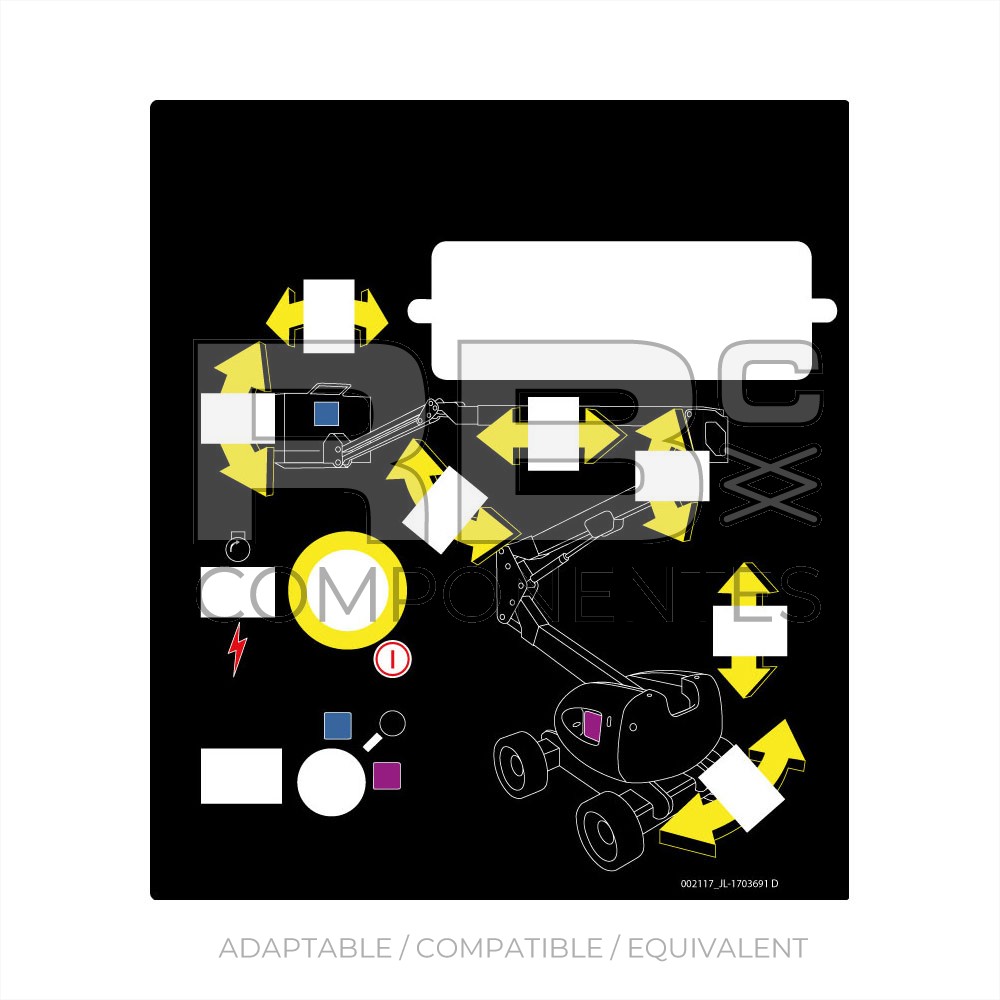 FUNCTION DECAL ? LOWER BOX.