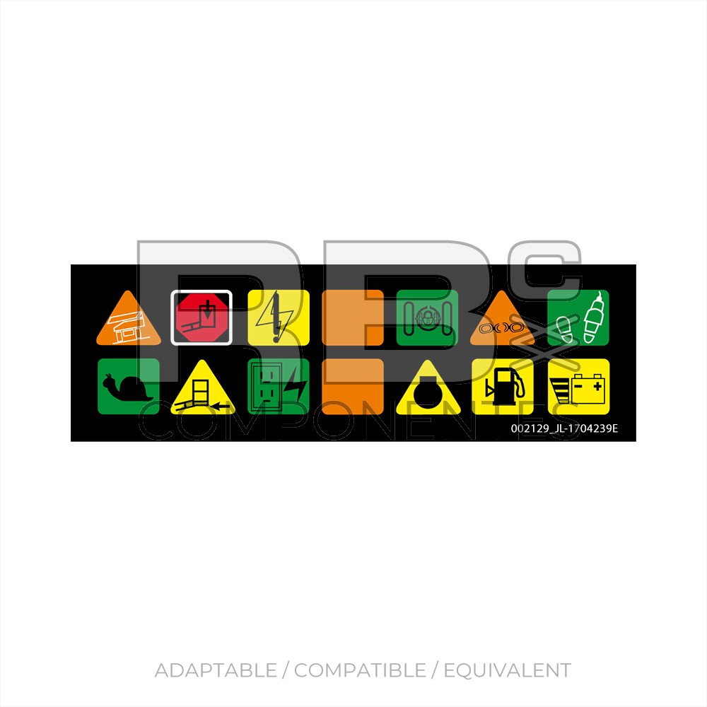 UPPER DECAL DISPLAY.