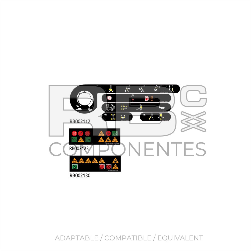 DECAL KIT COMPATIBLE WITH JL 800A/AJ (NEW)
