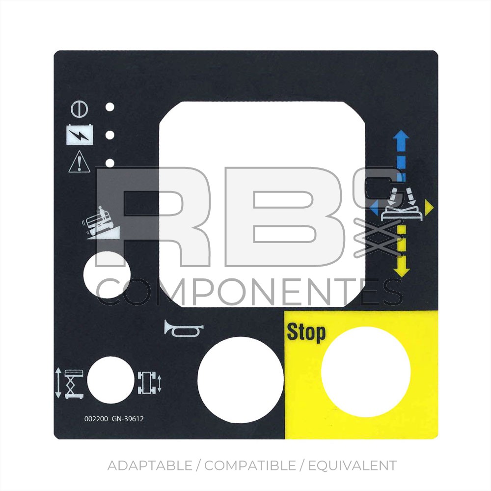 FUNCTION DECAL FOR ELECTRIC SCISSORS.