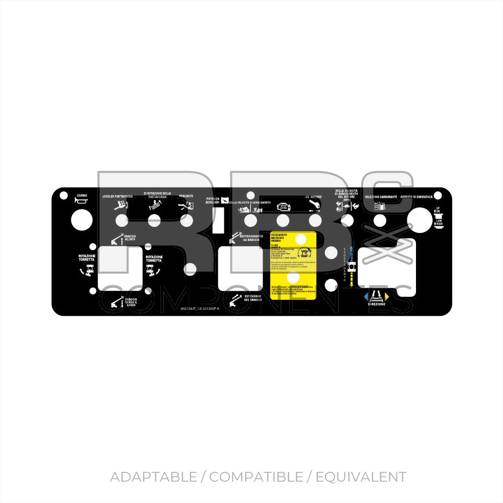 COMPATIBLE DECAL REF GE-52156IT A