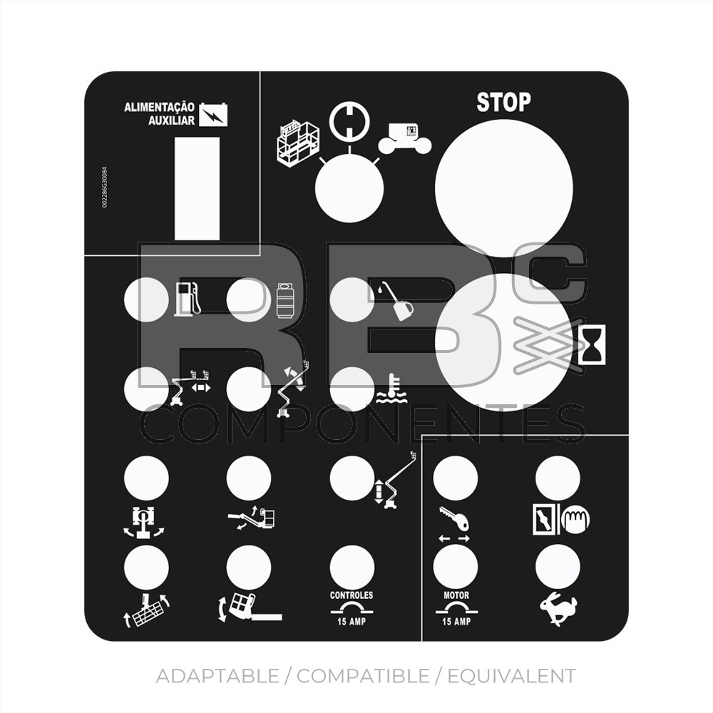 UPPER CONTROL BOX COMPATIBLE GE 30084 (PORTUGUESE)