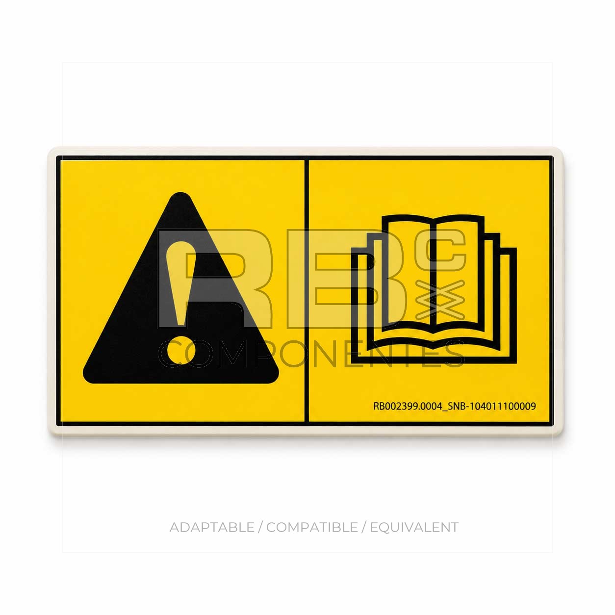 ADH. SNB 104011100009 LEER MANUAL 150x75mm