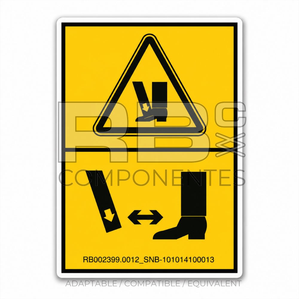 ADH. SNB 101014100013 RIESGO APLAST. PIES 50x75mm