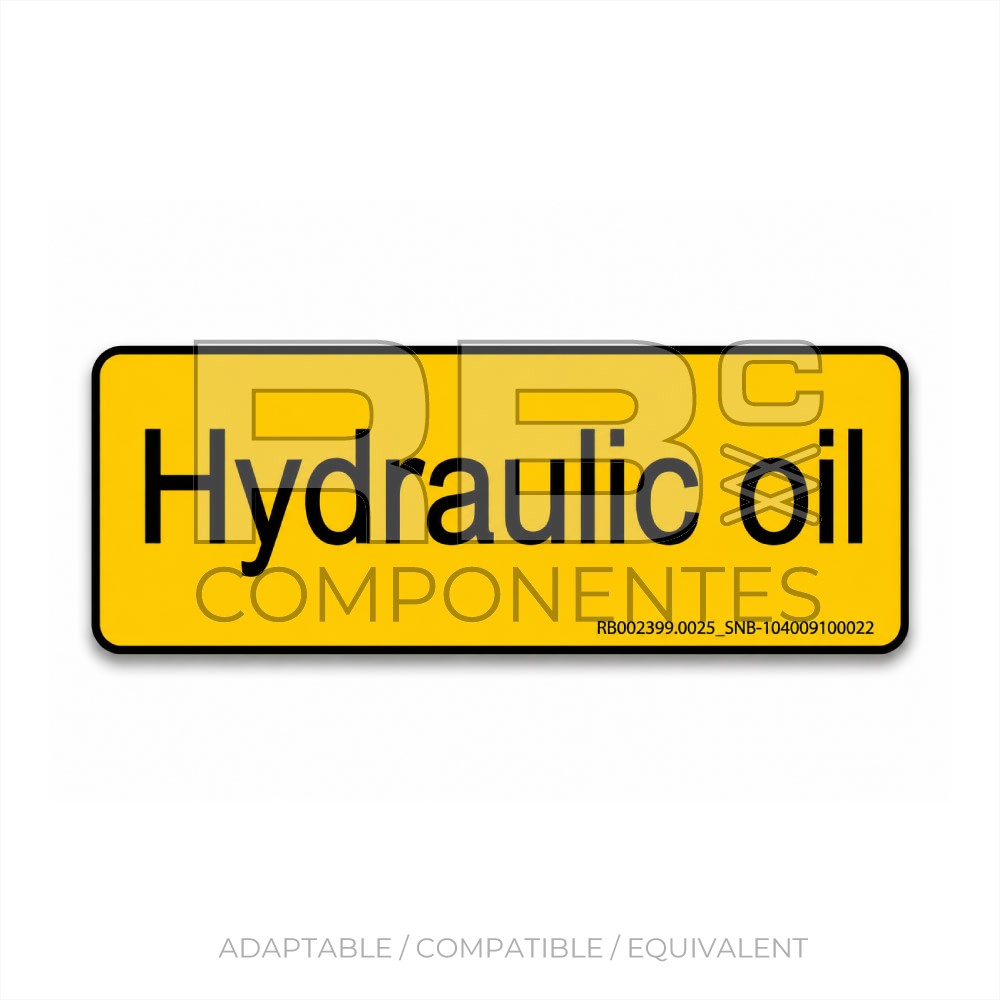 ADH. SNB 104009100022 HIDRAULIC OIL 125x50mm