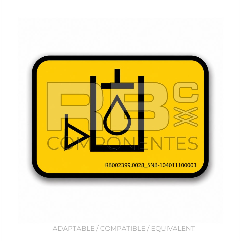 ADH. SNB 104011100003 NIVEL DE ACEITE BAJO 40x25mm