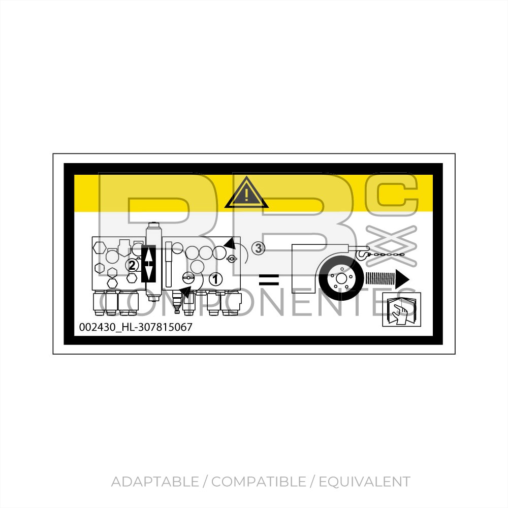 ADH. COMPATIBLE CON LA REF HL  307815067
