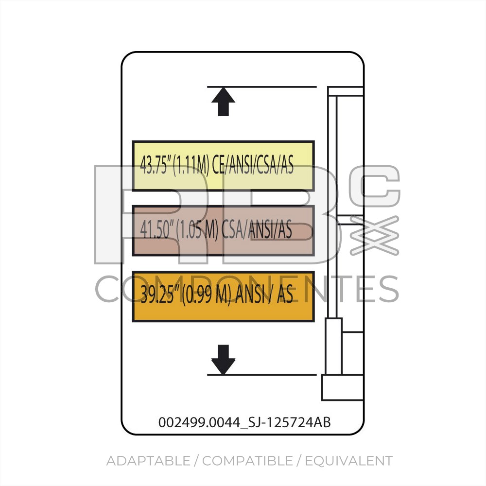 COMPATIBLE DECAL  REF. SJ. 125724AB