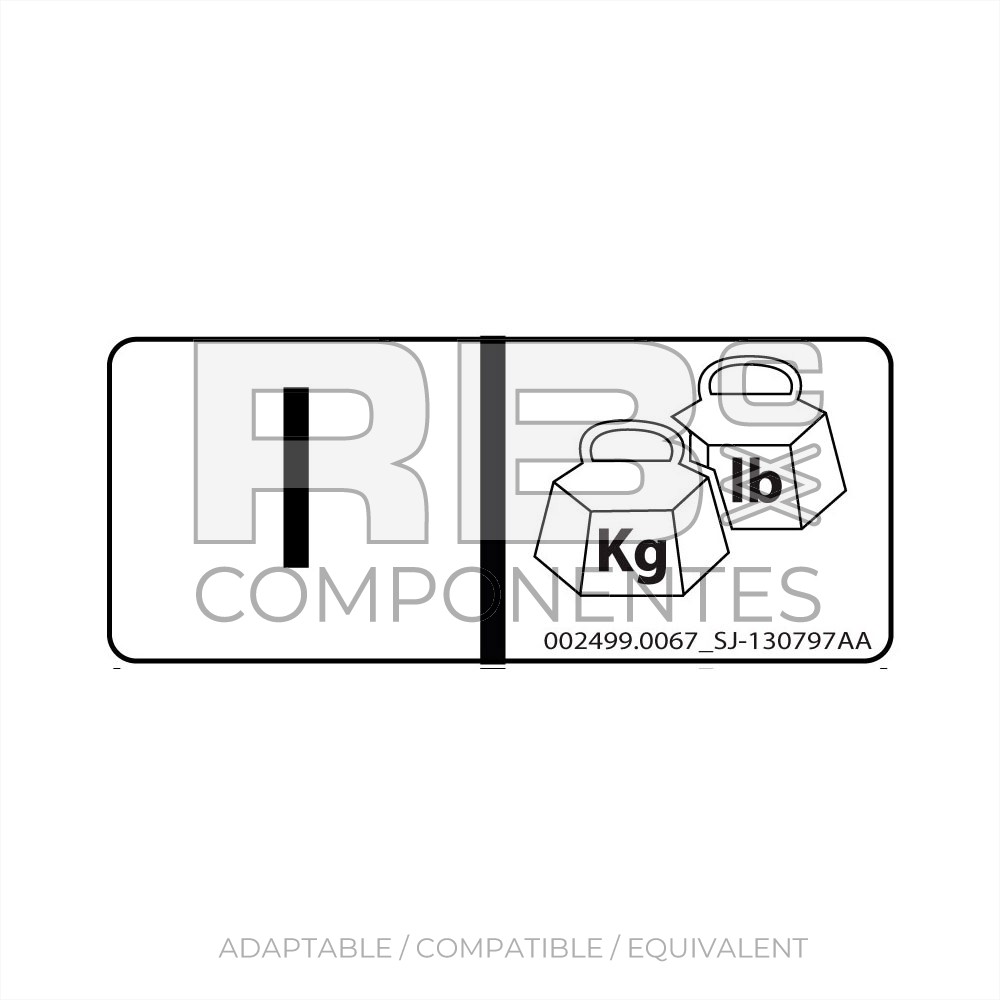 DECAL AD/CO/EQ SJ 130797 AA