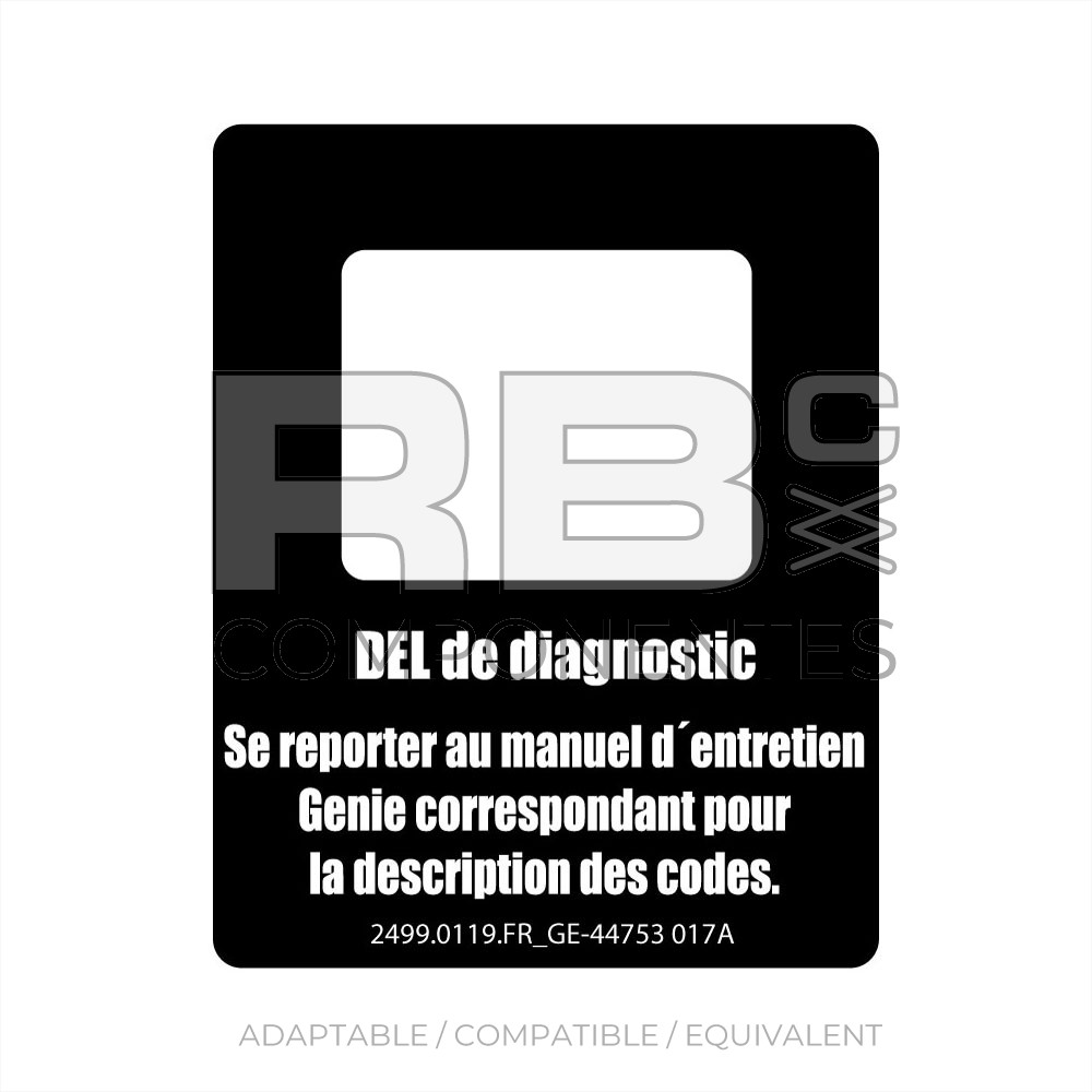 COMPATIBLE DECAL  REF.GE 44753FR_017A