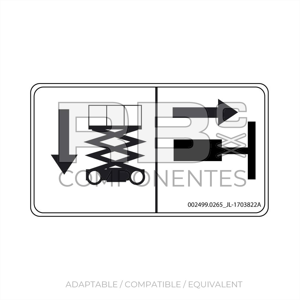 COMPATIBLE DECAL HL 1703822A