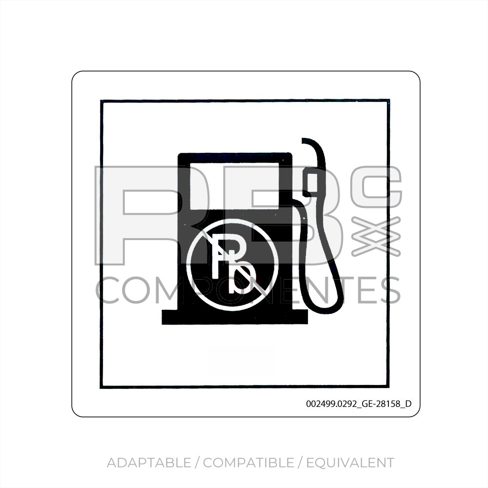 DECAL COMPATIBLE WITH GE 28158 D