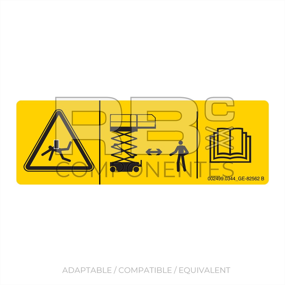 DECAL, SYMBOL - CRUSHING HAZARD