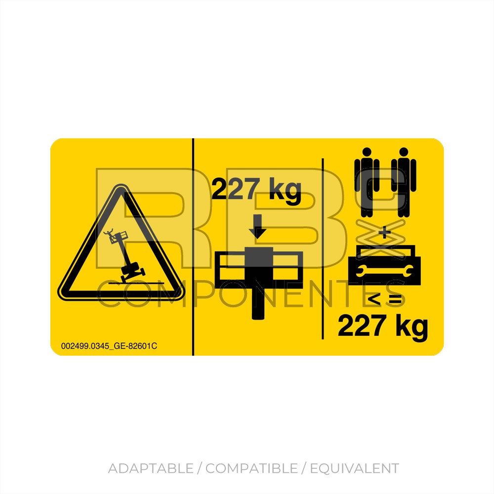 DECAL,LABEL,MAX CAPACITY***