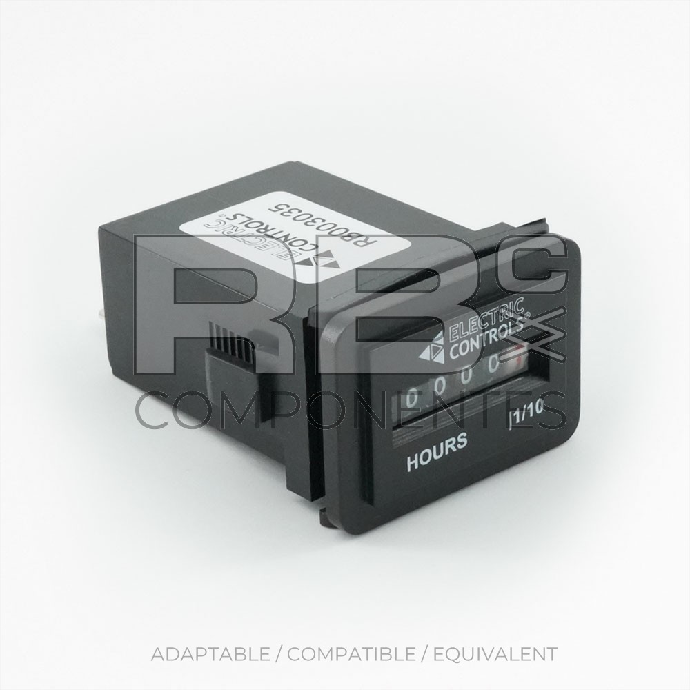 RECTANGULAR ANALOGUE HOURMETER