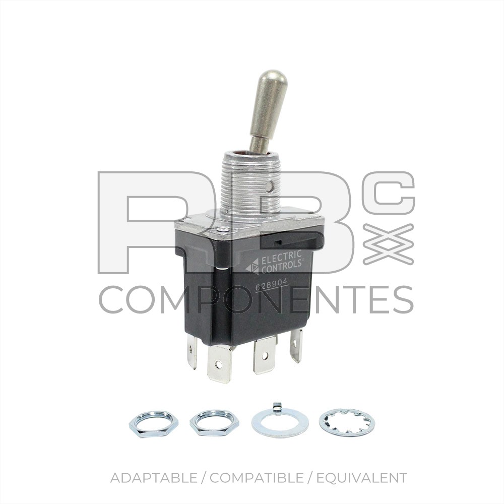 TWO POSITIONS SWITCHES WITH RETURN TO CENTER, 6F