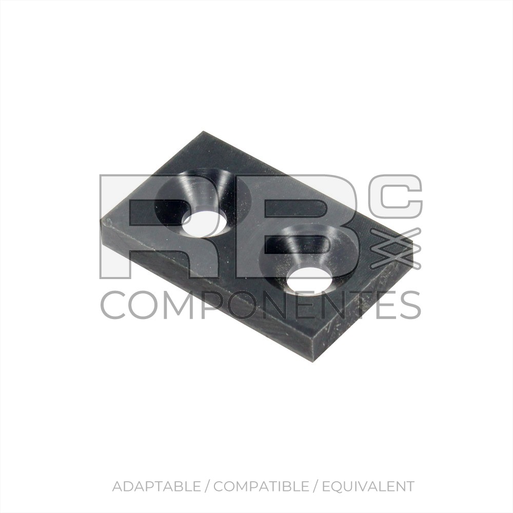 WEAR PAD 50X30X7mm (RECTANGULAR)