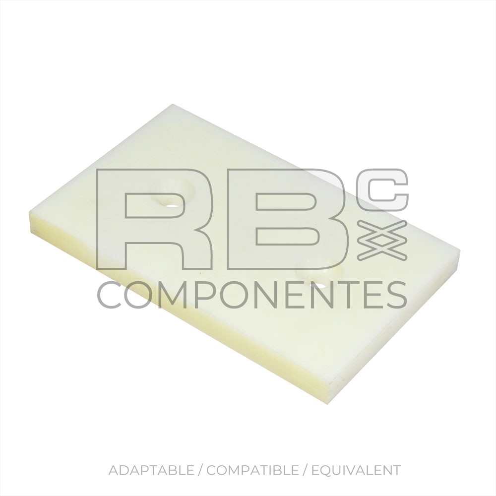WEAR PAD 160X100X12,5mm (RECTANGULAR)