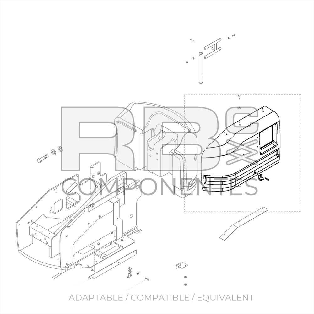 TANK COVER COMPATIBLE GE 77032