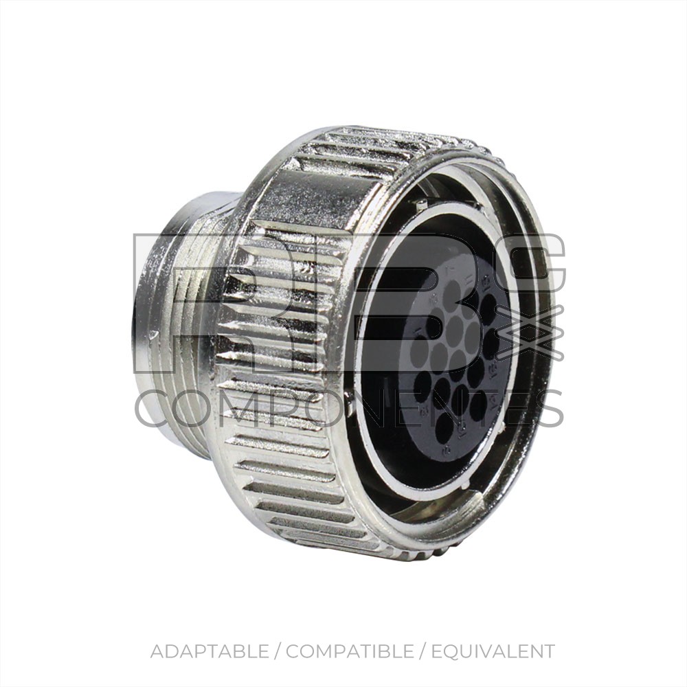METALLIC FEMALE CONNECTOR OF 16 PINS FOR HOSE.