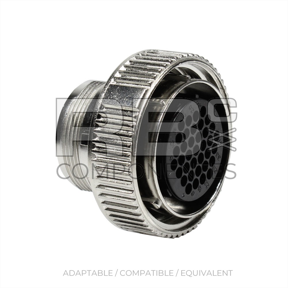 METALLIC FEMALE CONNECTOR, OF 37 PINS FOR HOSE.