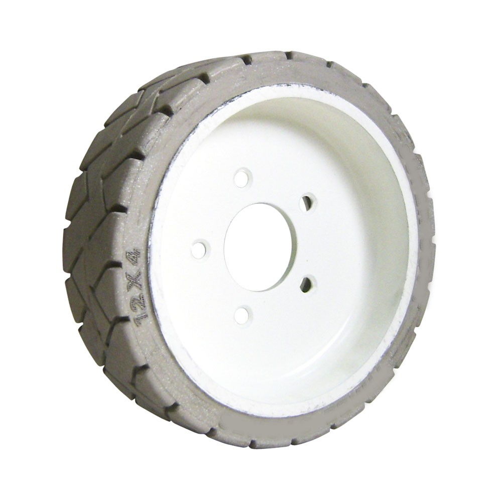 WHEEL SIZE: 12 X 4 WITH OUT BRAKE DISC.